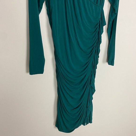 Sundance Bodycon Surplice Dress Womens Medium M Long Sleeve - Picture 3 of 6